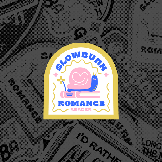 SLOWBURN ROMANCE READER STICKER (PREORDER)