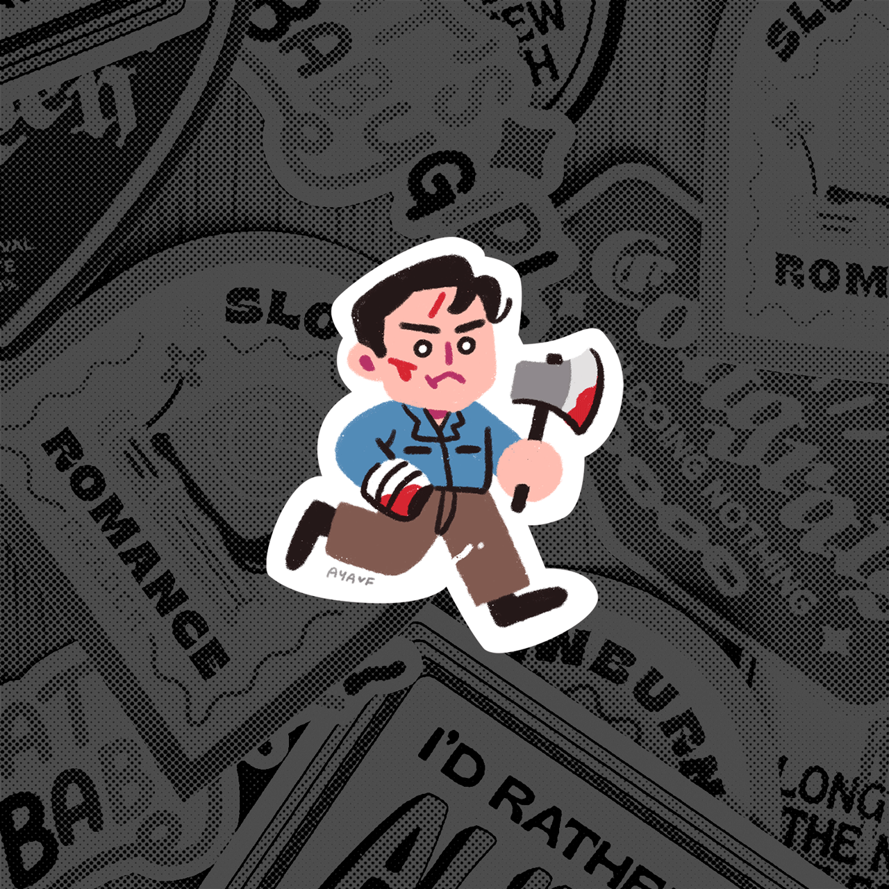 ASH WILLIAMS STICKER (PREORDER)