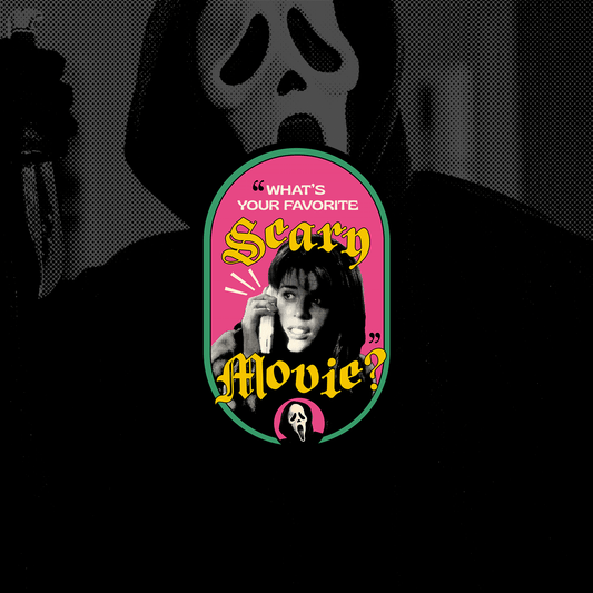 WHAT'S YOUR FAVORITE SCARY MOVIE? STICKER (PREORDER)