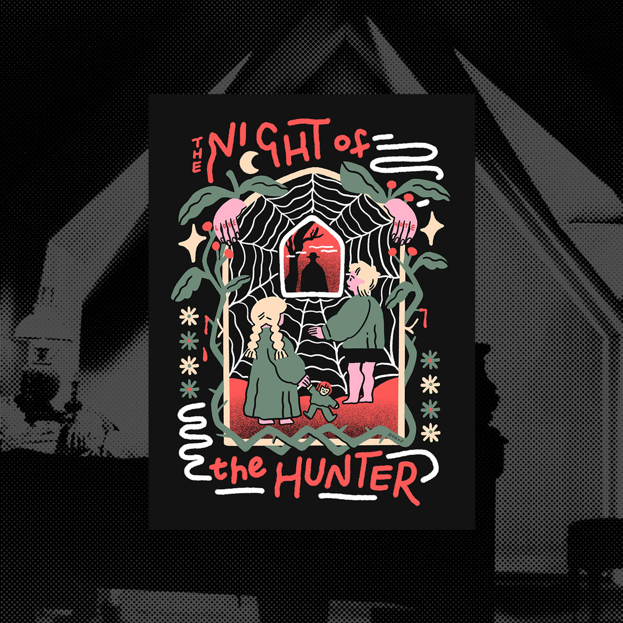 THE NIGHT OF THE HUNTER 5x7" PRINT (PREORDER)