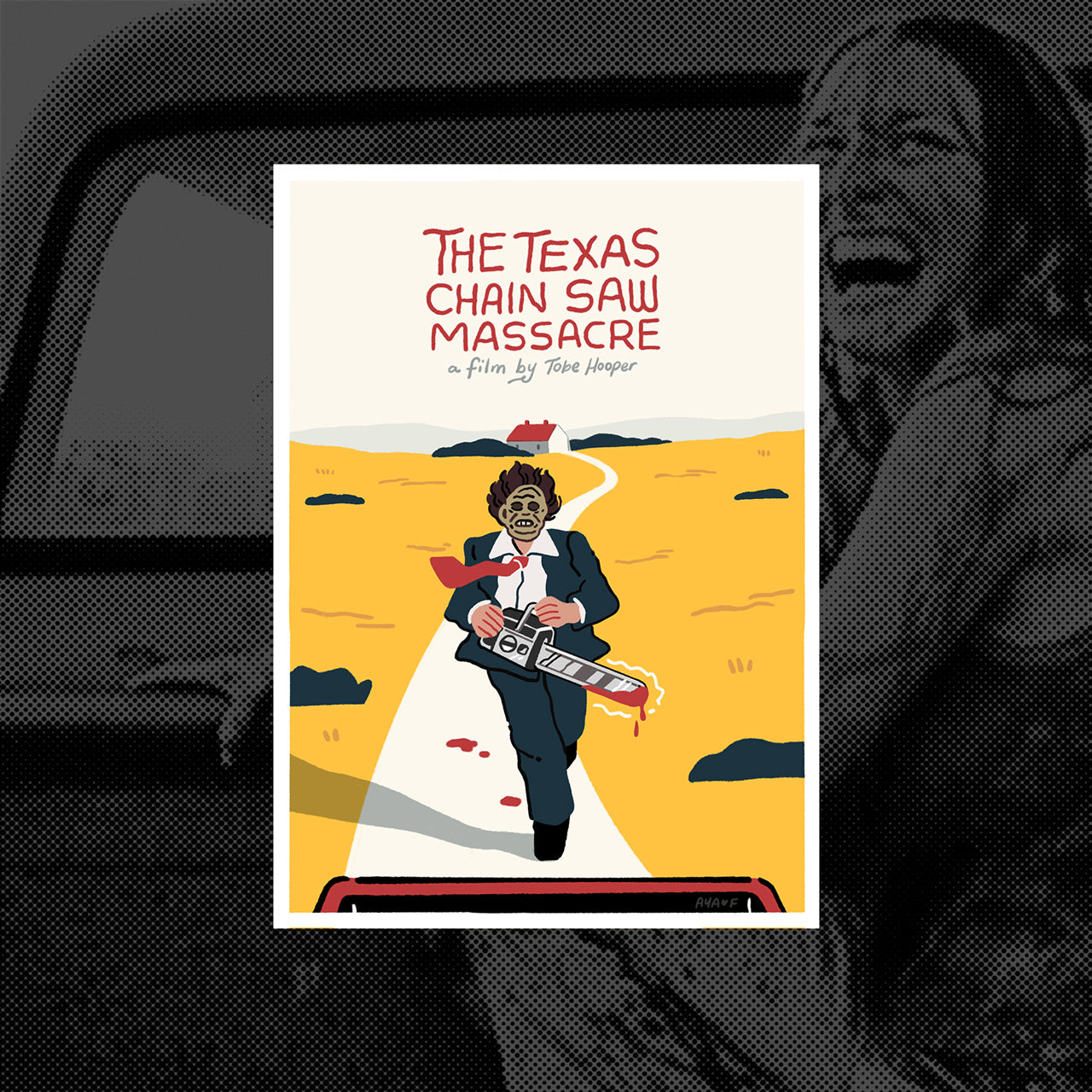 THE TEXAS CHAIN SAW MASSACRE 5x7" PRINT (PREORDER)